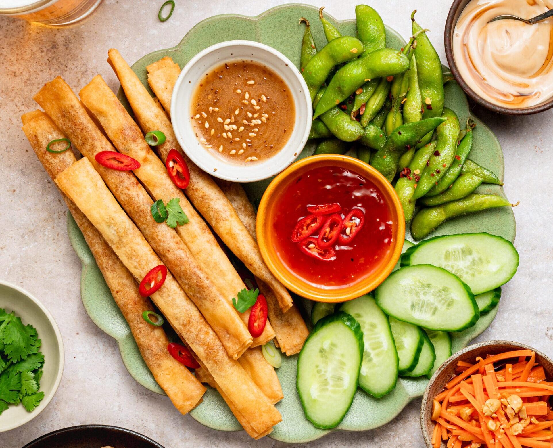 Snackboard-met-Oriental-Chicken-Sticks