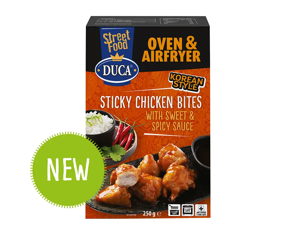 D360757 Duca Sticky Chicken Bites Sweet Spicey-new